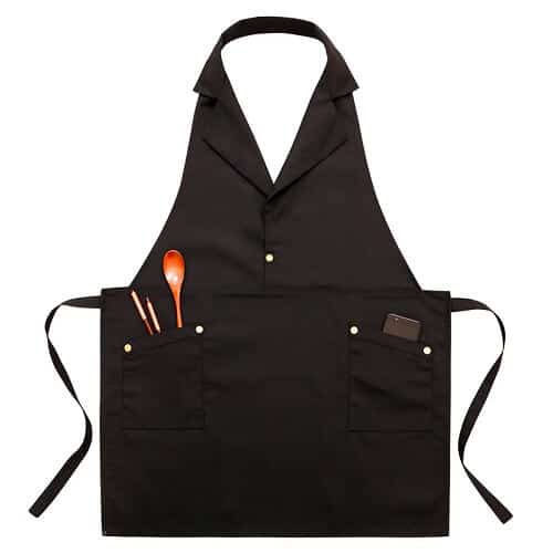 apron with & logo