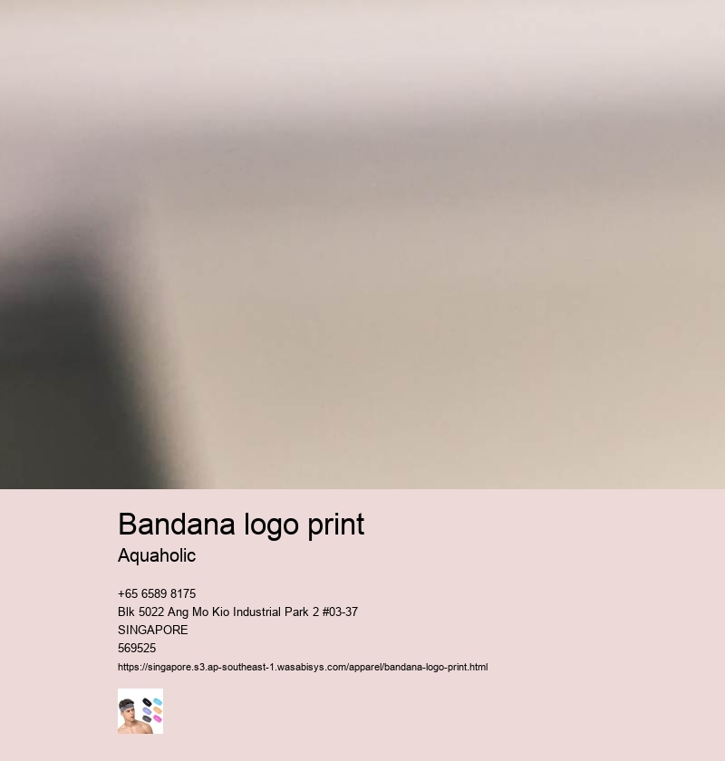 bandana logo print