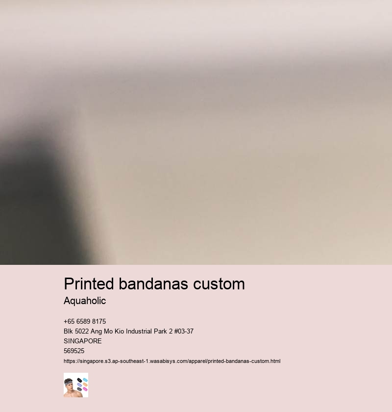 printed bandanas custom