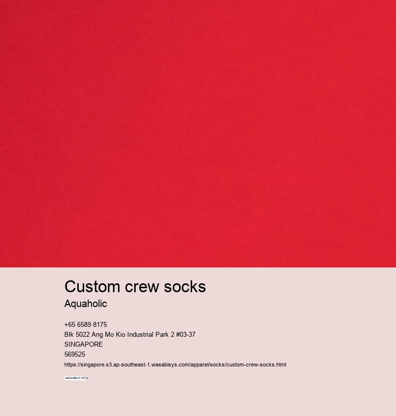 custom crew socks