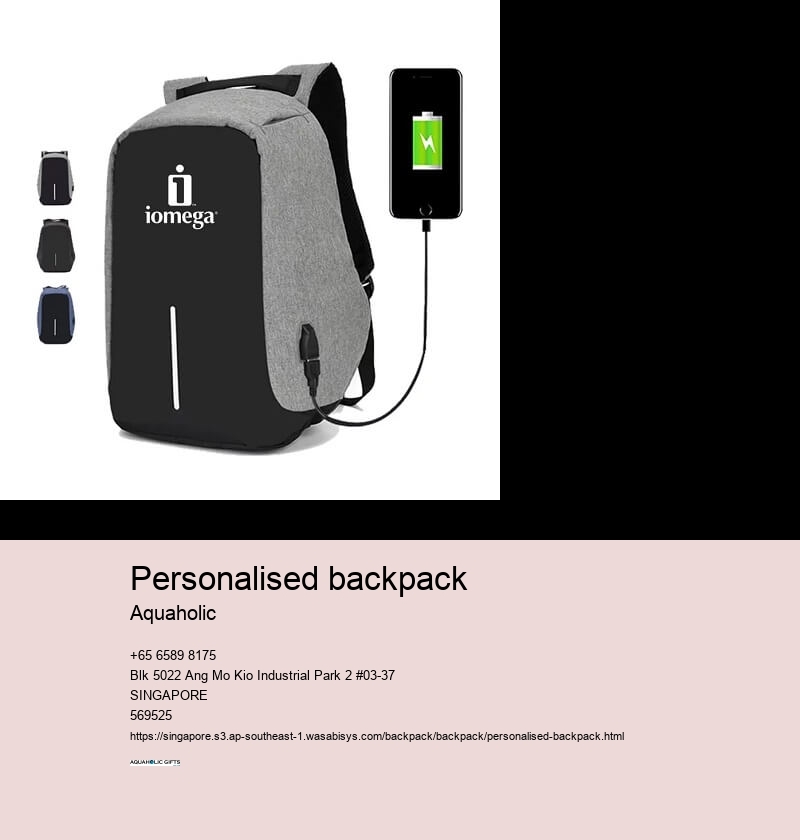 personalised backpack