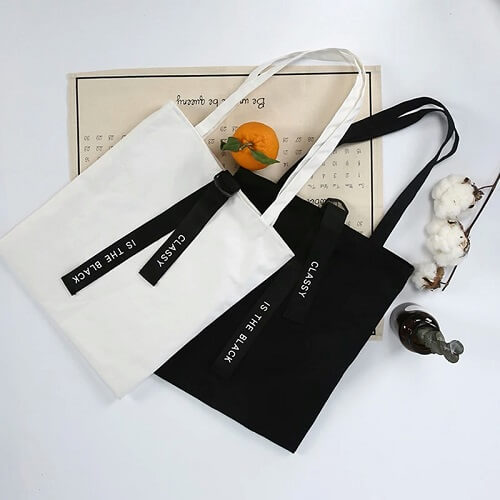 small canvas bags