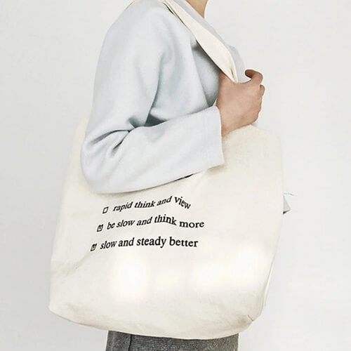 plain tote bag
