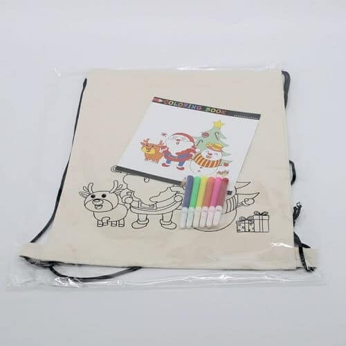 drawstring pouch with logo