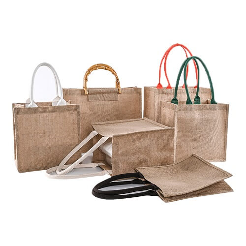 branded hessian bags