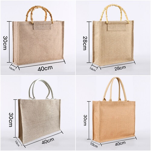 christmas jute bags wholesale