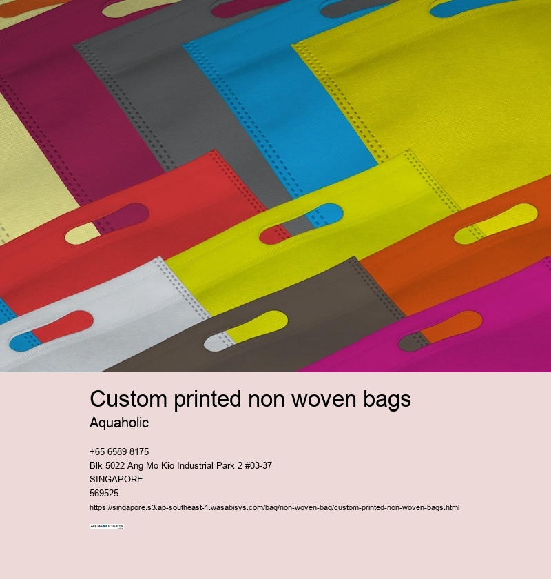custom printed non woven bags