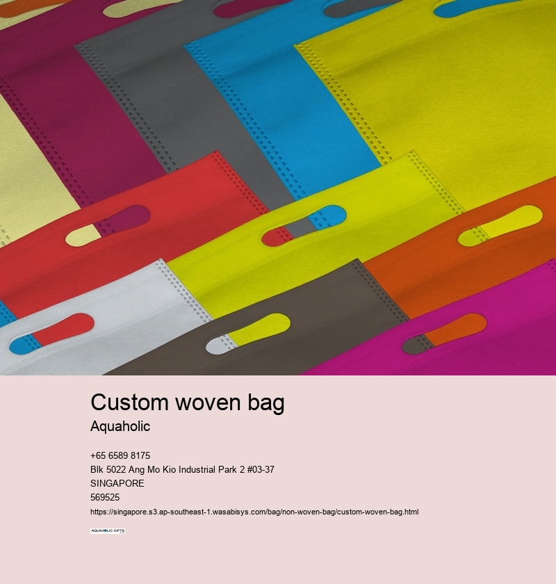 custom woven bag