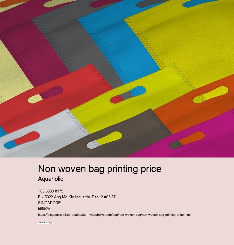 non woven bag printing price
