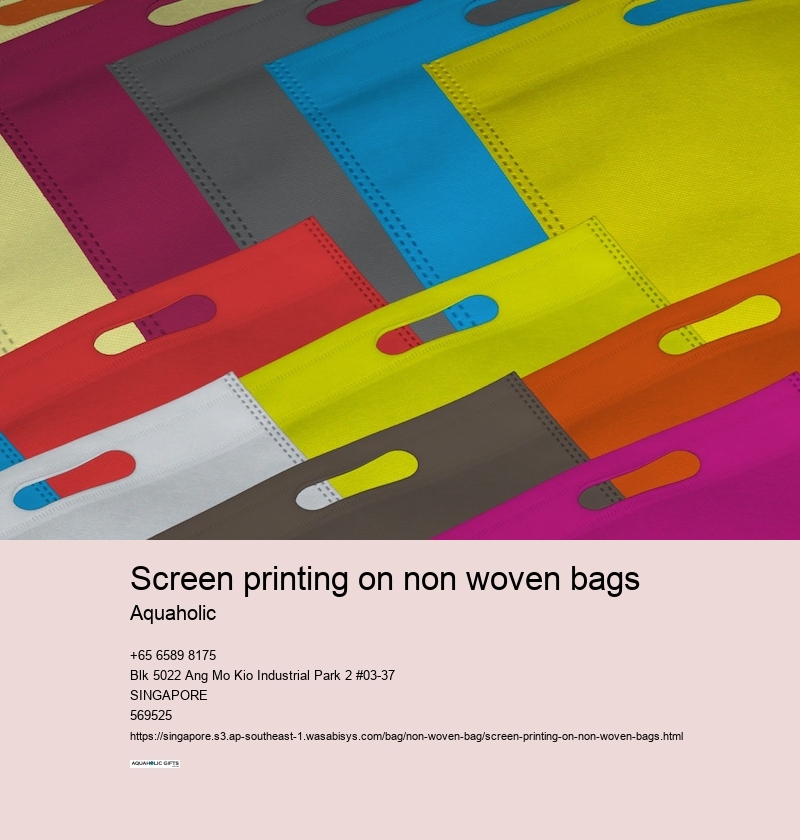 screen printing on non woven bags