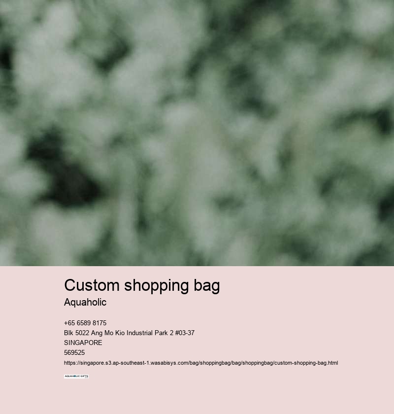 custom shopping bag