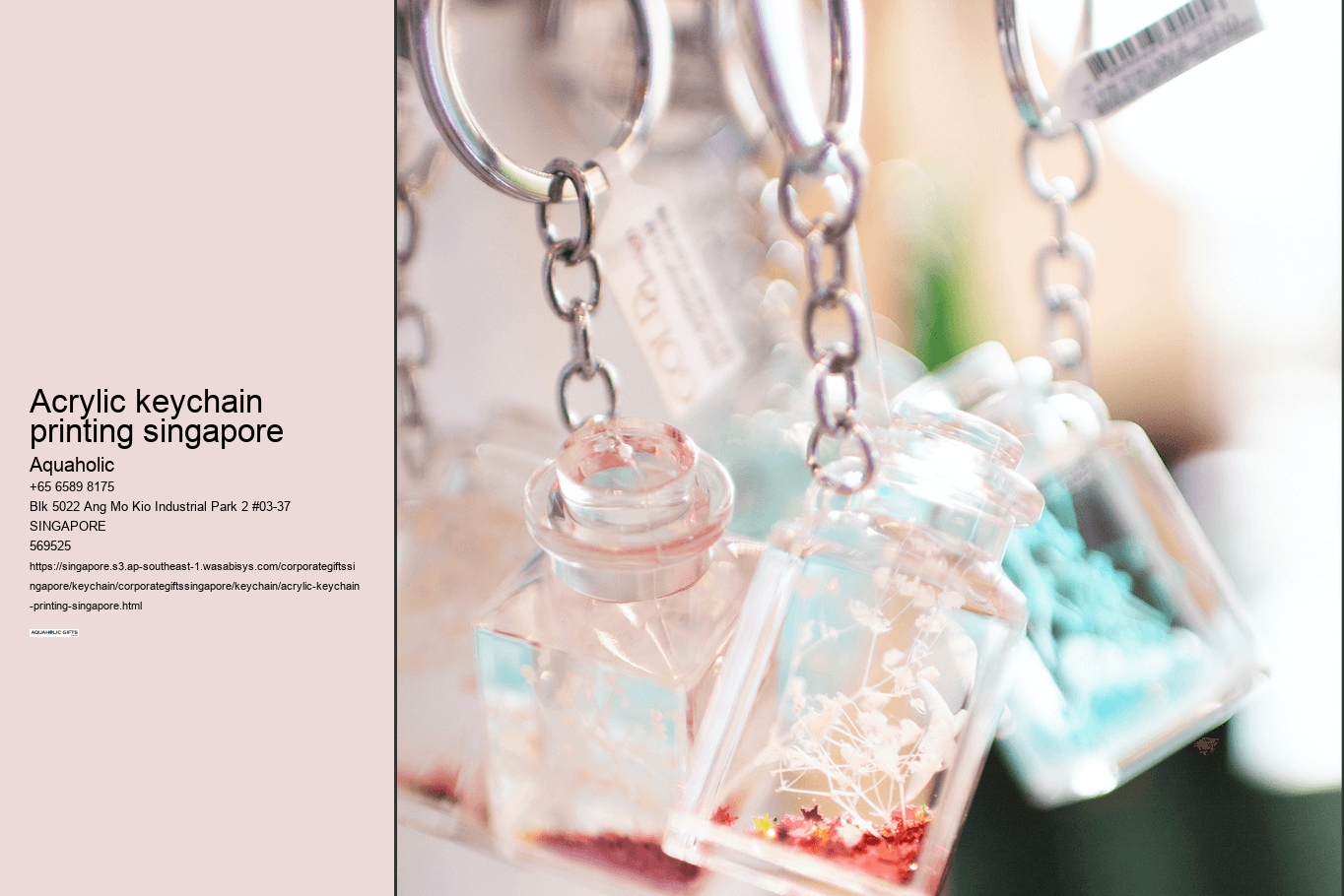 acrylic keychain printing singapore