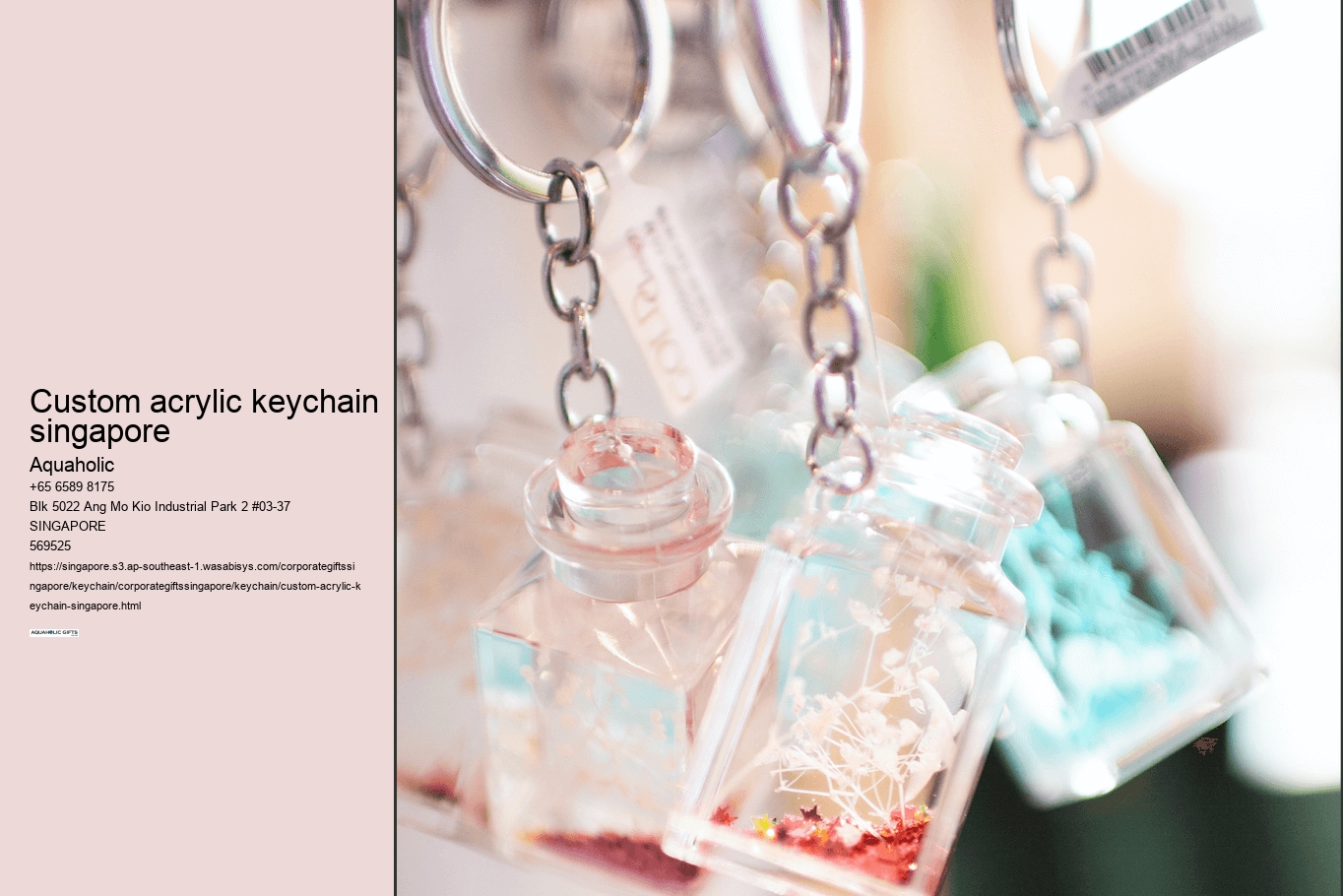 custom acrylic keychain singapore