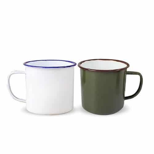 custom printed enamel mugs