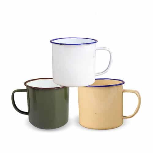 enamel custom mugs