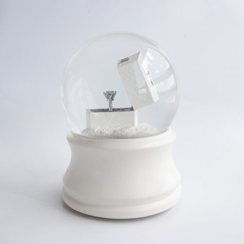 personalized snow globe